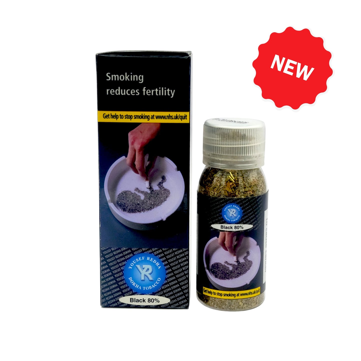 Yousef Redha Dokha Black 80%