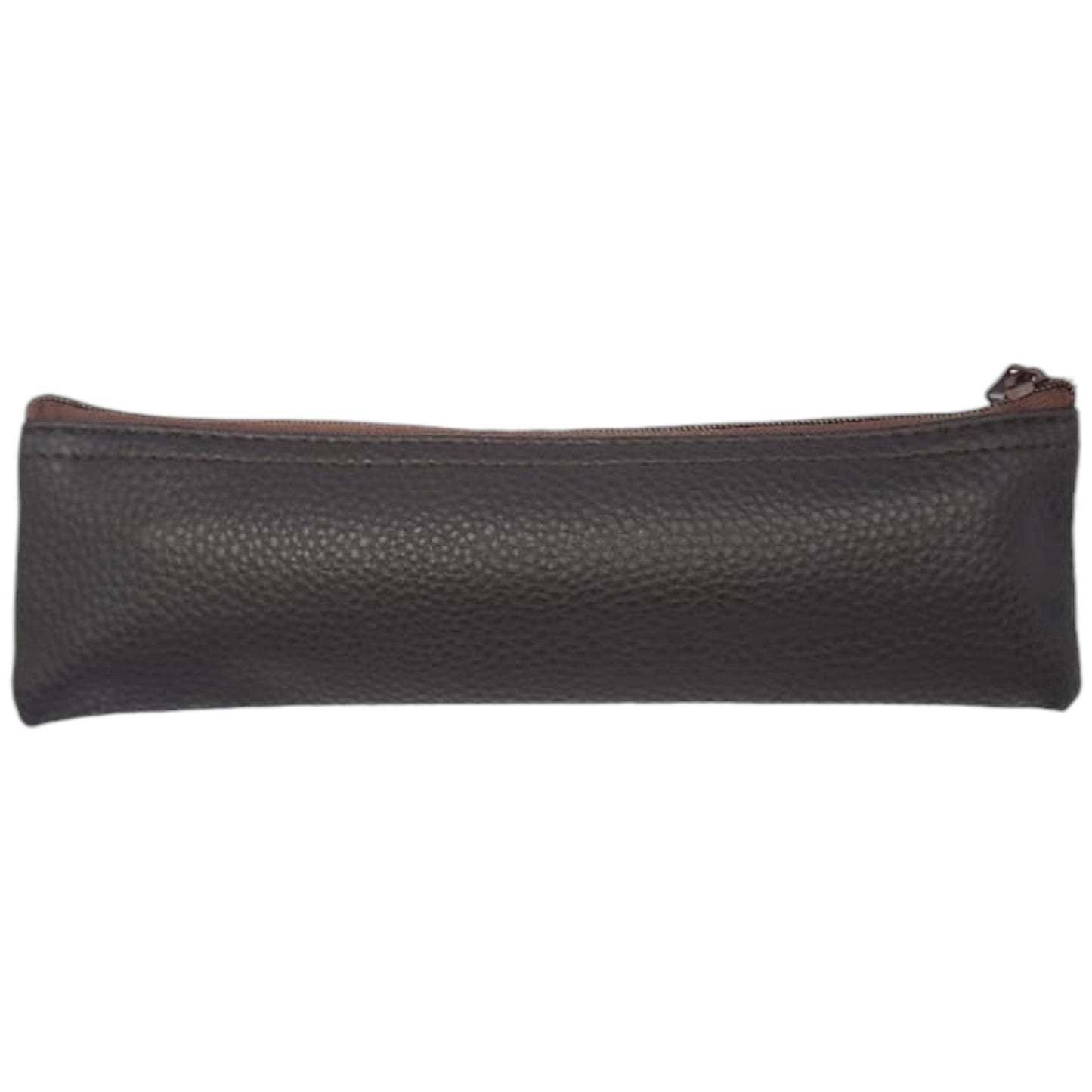 Dark Brown Pouch PU Leather - Simple