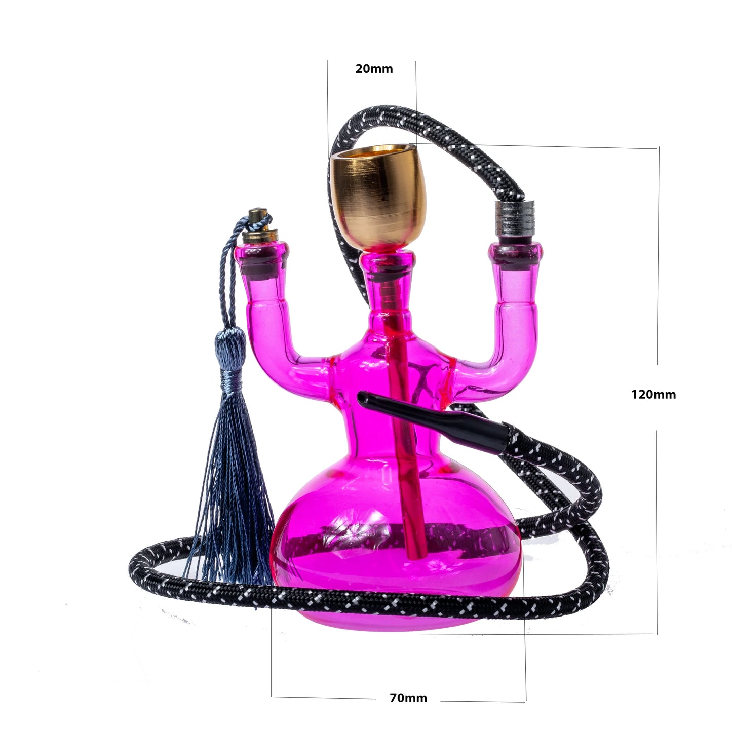 Mini Shisha Double Hose 012