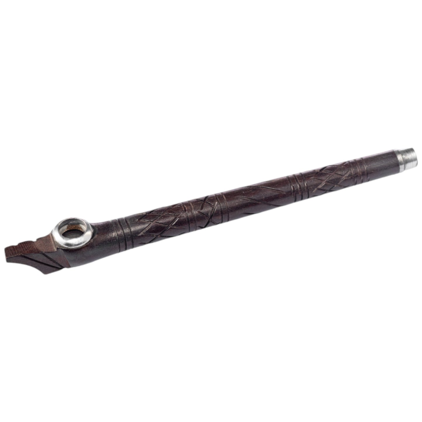Indian Wood Medwakh - Silver Colour Head.